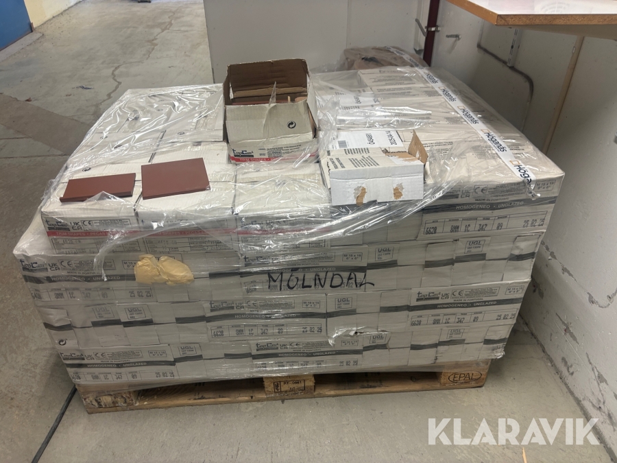 Klinker Top Cer Höganäs Grynna 21,8 m2 med listplattor