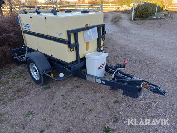 Saltlakevagn för bevattning.