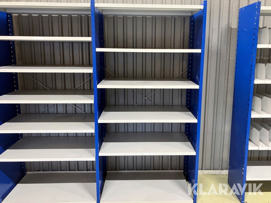 Justerbar lagerhylla/hyllställ i 2 sektioner AJ-produkter MIX