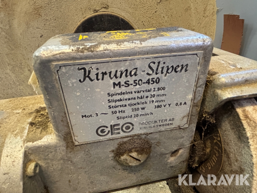 Slipmaskin Luna Kiruna slipen M-S-50-450