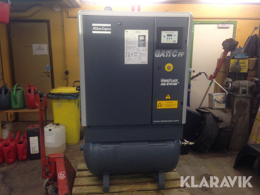 Skruvkompressor Atlas Copco GA11 C FF