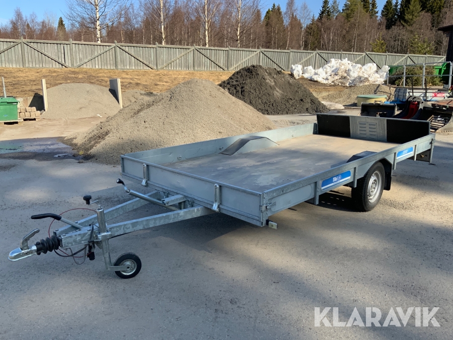 Personbilssläp Tiki Trailer C4A3 med tippfunktion