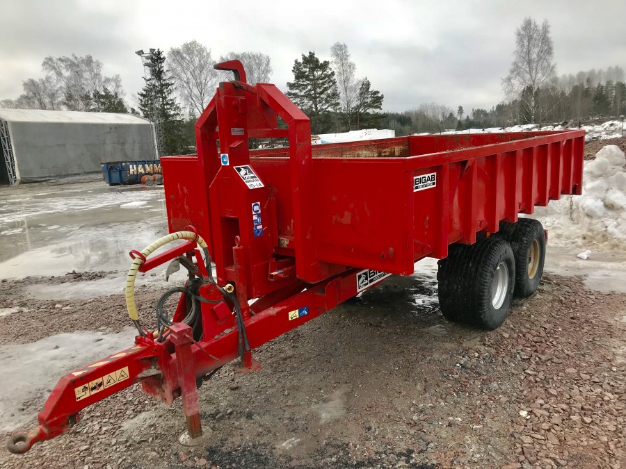 Lastväxlarvagn med Flak (Bigab 10-14)