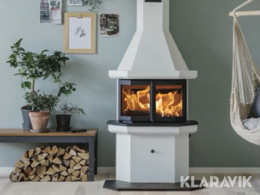 Vedkamin Keddy Carat inomhus