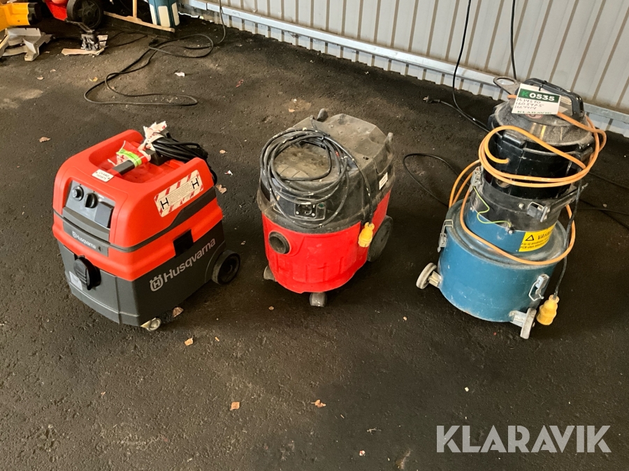 Dammsugare 3st Flex, Husqvarna, Dustcontrol