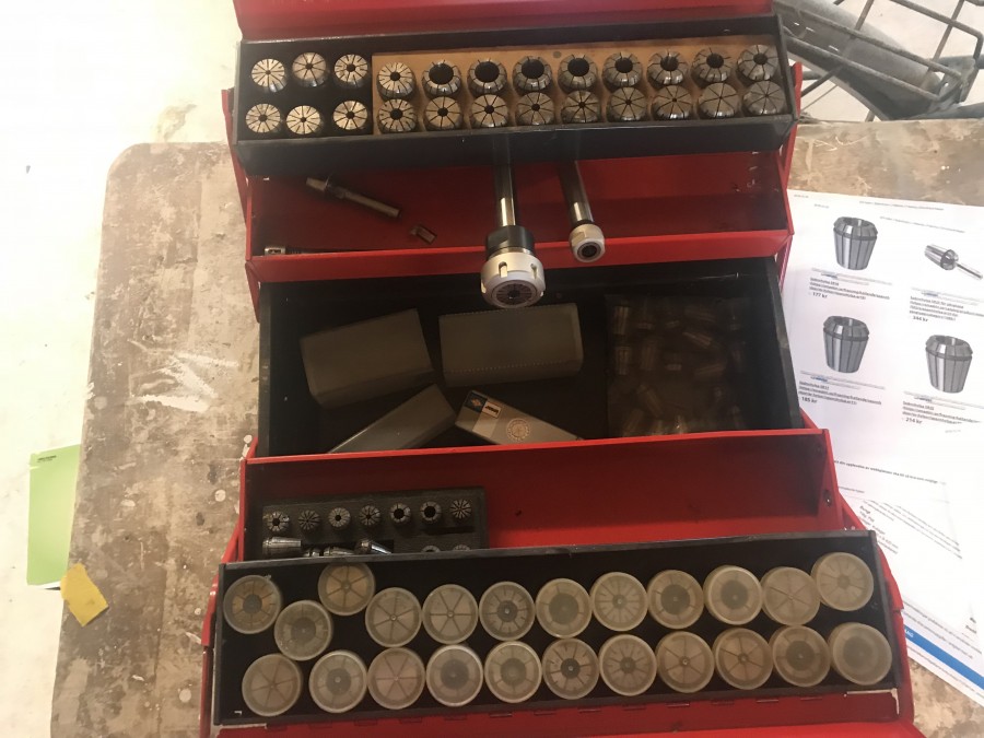 Spännhylsor till fräs verktyg