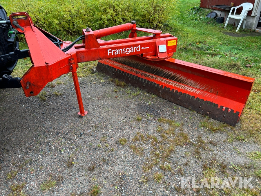 Schaktblad / snöblad Fransgård GT 250 HY , med hydraulisk tryckstång