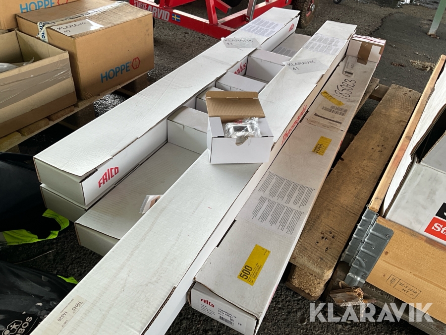 Elektriska takelement Frico med termostat, 6st