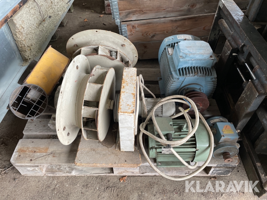Industrifläktar 4 st