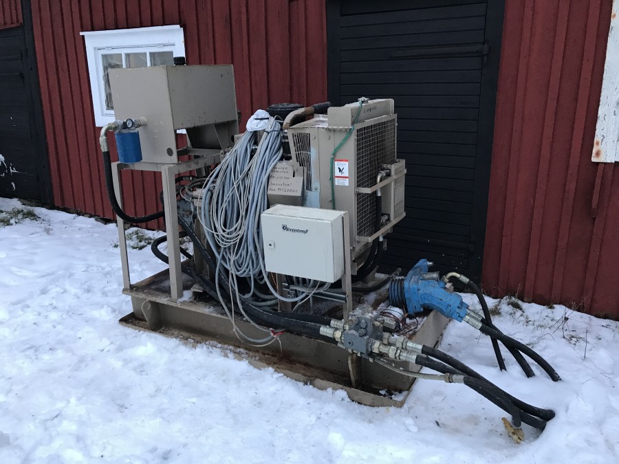 Dieseldrivet hydraulaggregat