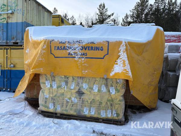 Isolering Isover Skalmursskiva 1200x600x 250mm 604,8m2