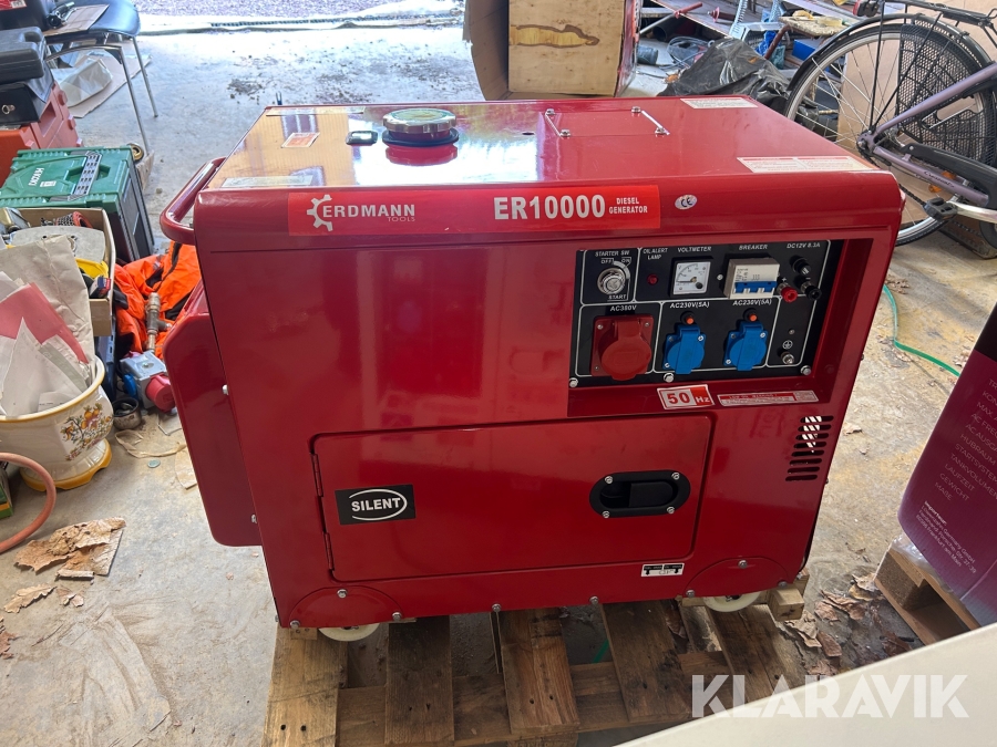 Generator/ elverk som Erdomann ER10000