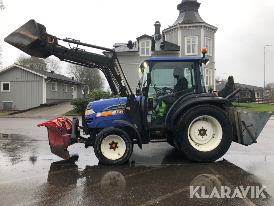 Kompakttraktor Iseki TG5470F lastare + 4 redskap