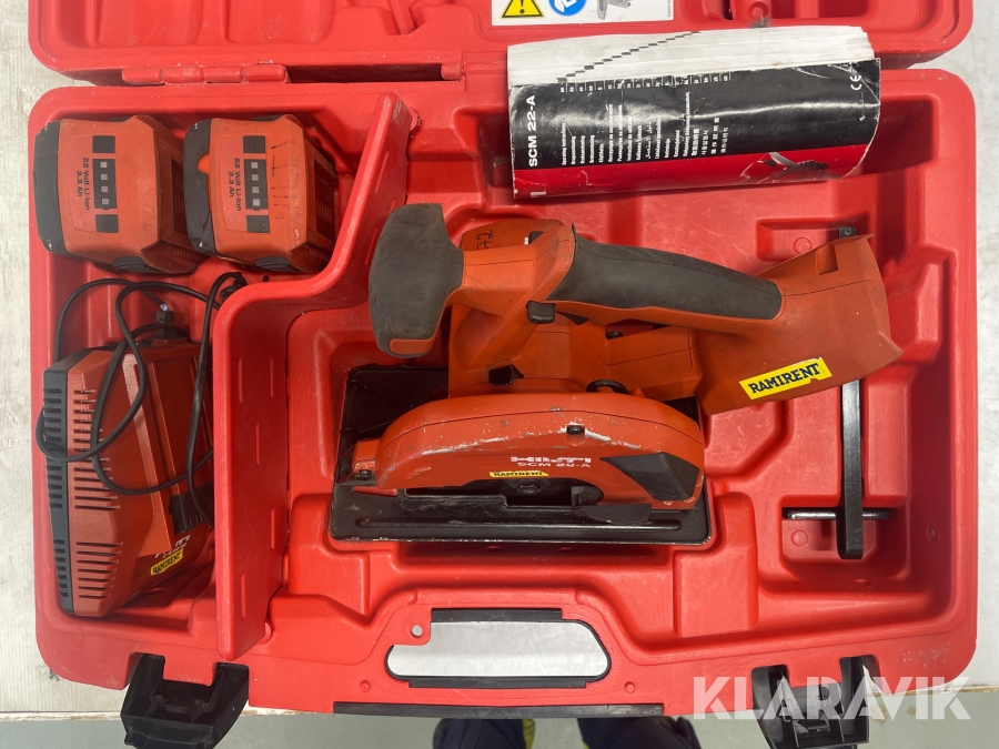 Handcirkelsåg Hilti SCM22-A