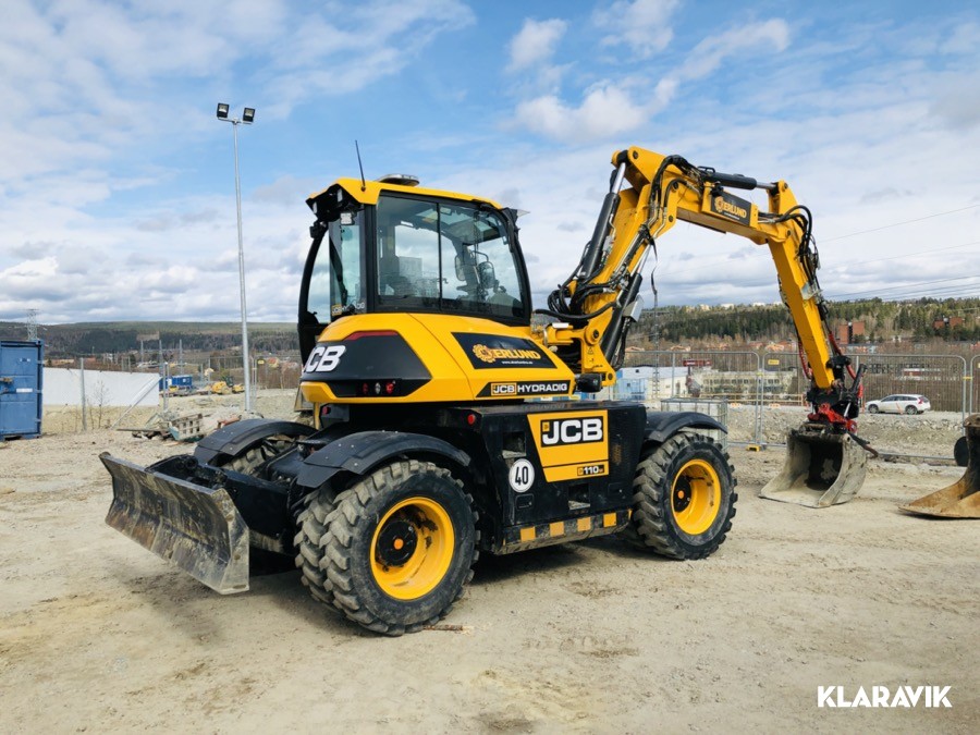 Hjulgrävare  JCB Hydradig 110W 