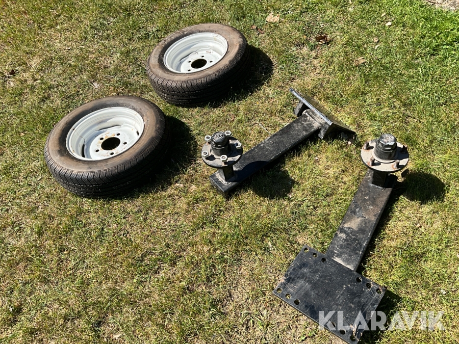 Stödhjul till vägsladd/betesputs