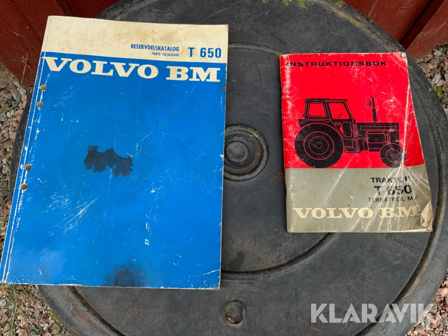 Instruktionsbok och reservdelskatalog Volvo BM 650