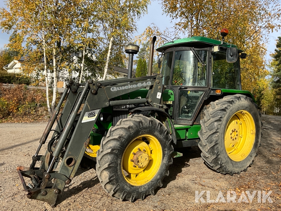 Traktor John Deere 2850 med lastare