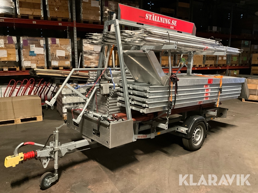 Byggställning Altrad RAM 15x4 m, inklusive släp