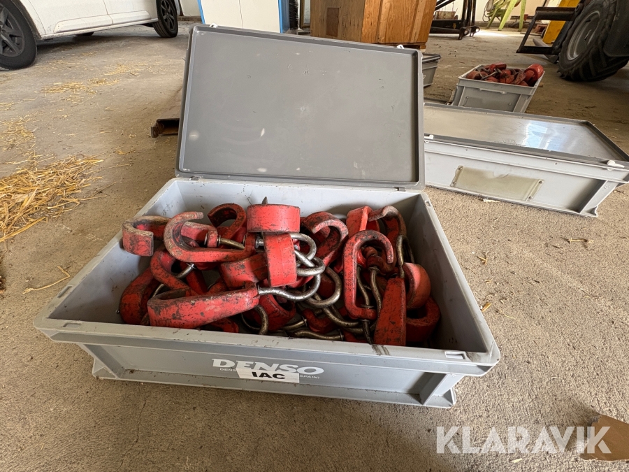 Köttkrokar för hängande gods