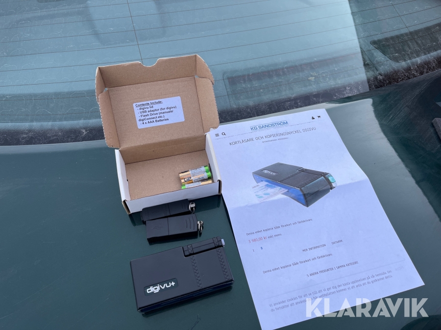 Kortläsare och kopieringsnyckel Digivu