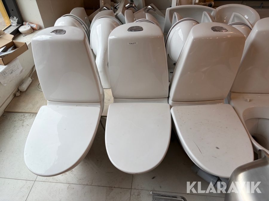 WC - stol, vägghängd 3 st