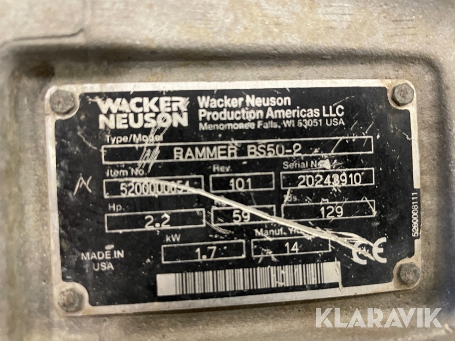 BS500 Bellows / BS500 Boot OEM Wacker Neuson Rammer Part 5000102862 - Foto 4