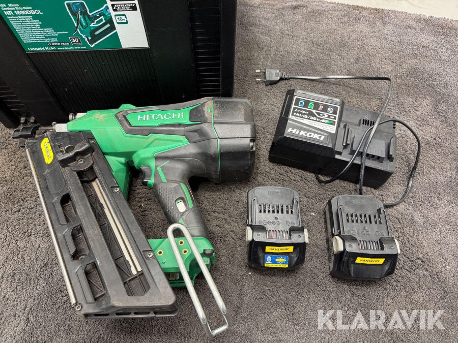 Spikpistol batteridriven Hitachi NR1890 DBCL