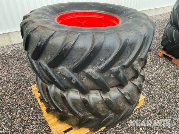 Hjul till lindus spruta Michelin 540/65R24 2st