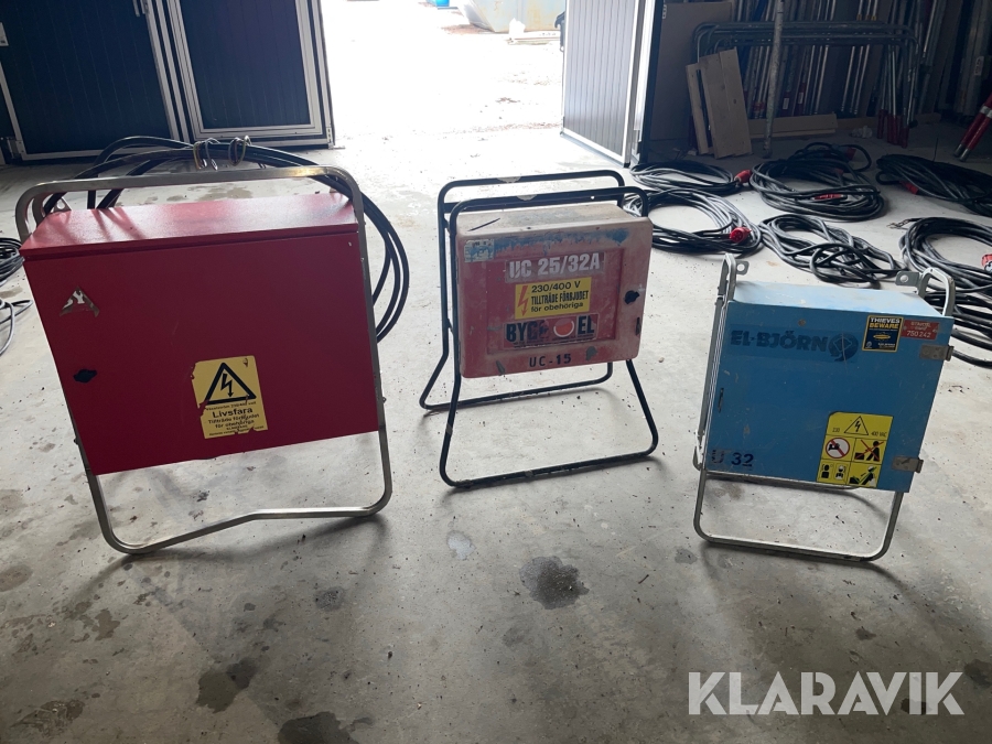 Elskåp El-björn, Bygg-el