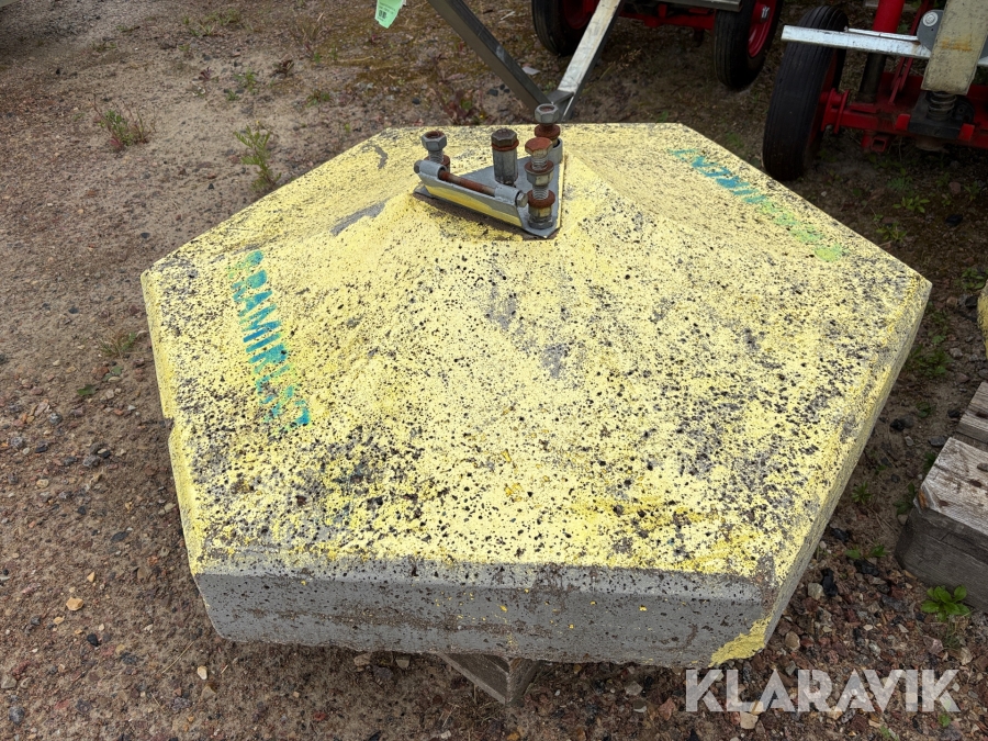 Flaggstångsfundament i betong