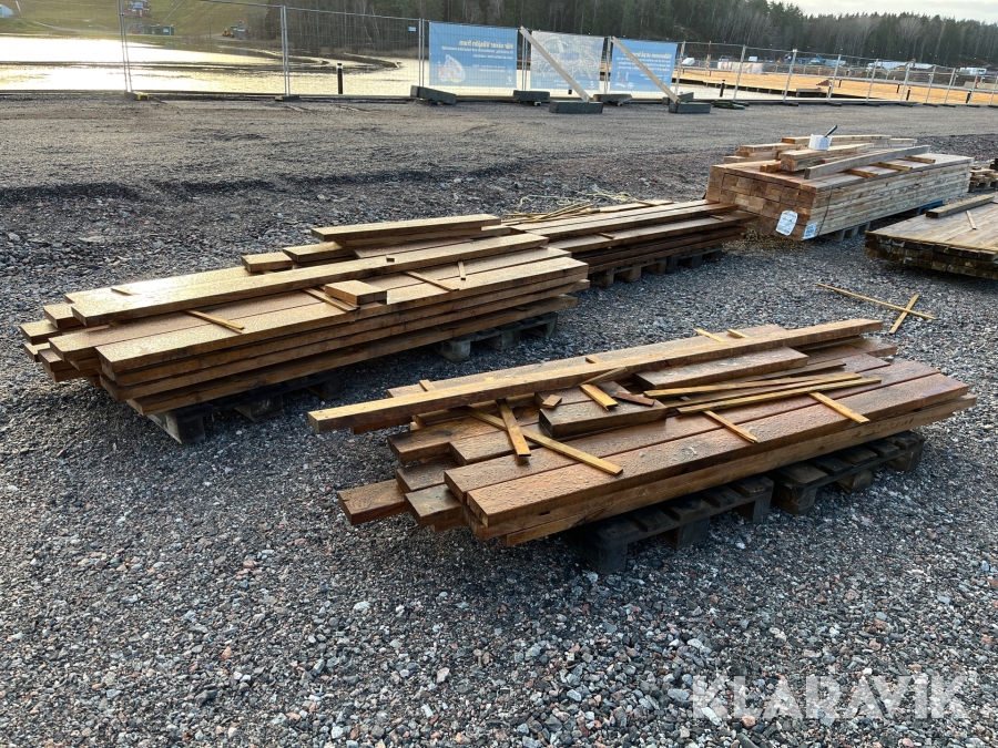 Ekbrädor 45x145, 45x195 ca 50st oljat