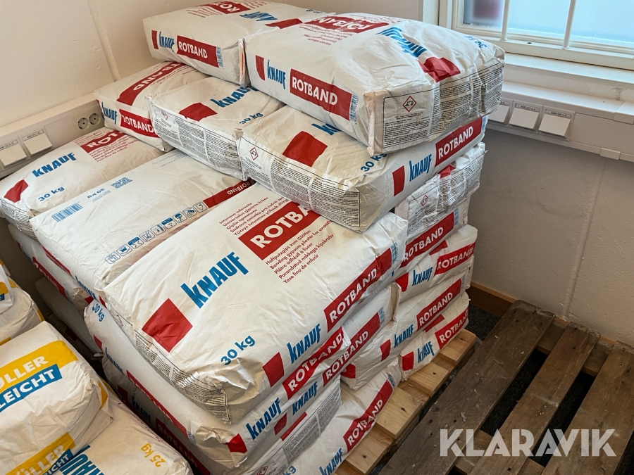 Handgipsputs Knauf Rotband ca 30 säckar