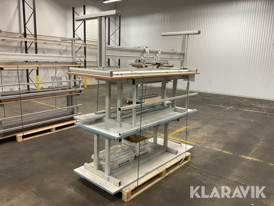 Packbord / Arbetsbord   höj och sänkbar 3st