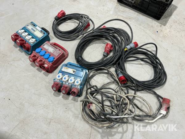 Elcentraler + 3-fas kablar