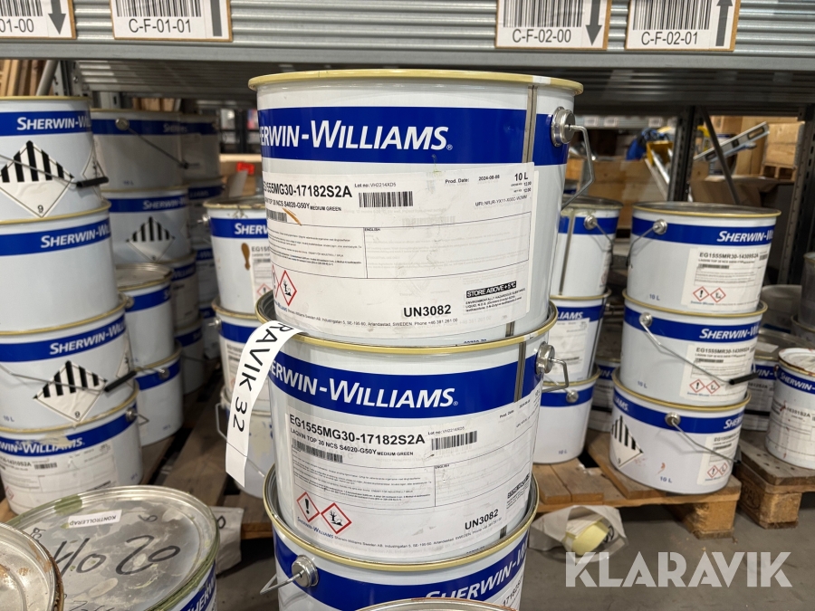 Färg Sherwin-Williams S4020-G50Y 4st