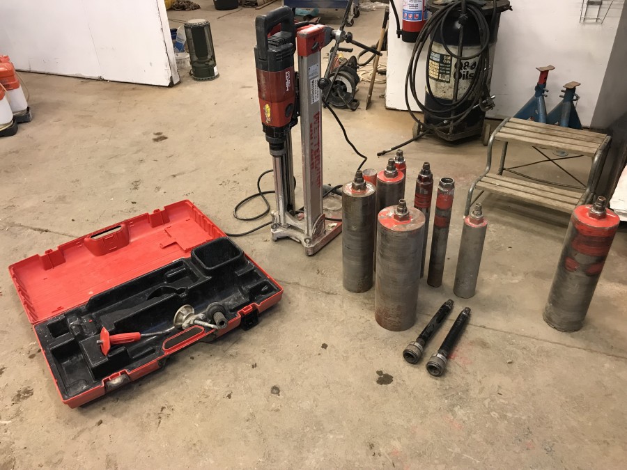 Kärnborr med tillbehör