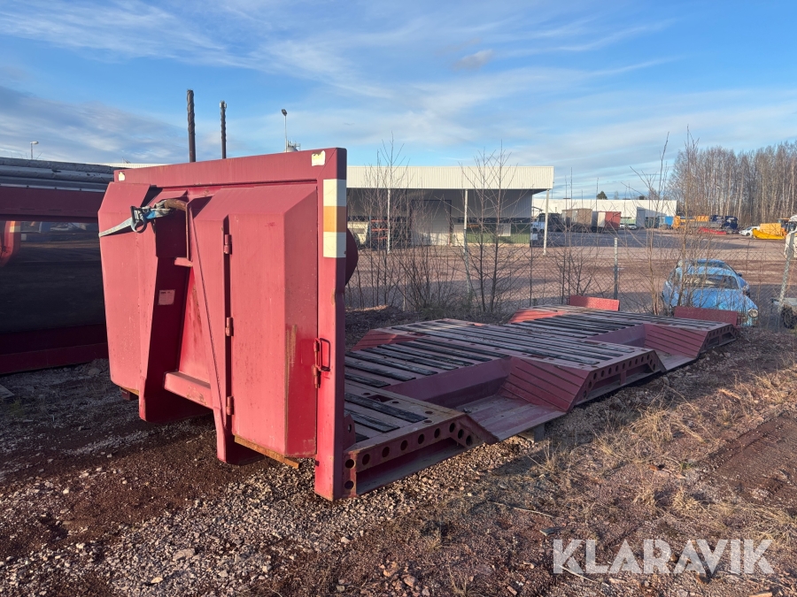 Maskinflak med hjulfickor CMT MFL01