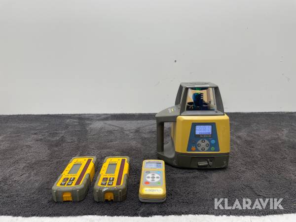 Tvåfallslaser med lasermottagare Topcon, Spectra. RL-200 2S, HL700