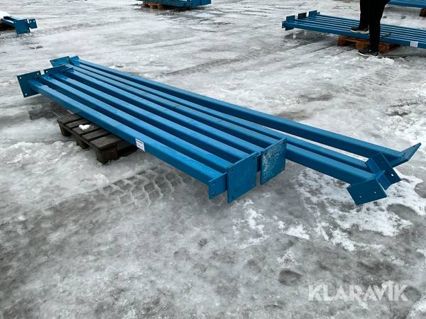 Metallbalkar 7st fyrkants profiler