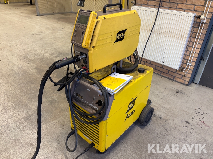 MIG och pinn svets ESAB Aristo LUD 450W inkl MEK 4 C