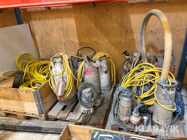 Länspumpar blandade sorter