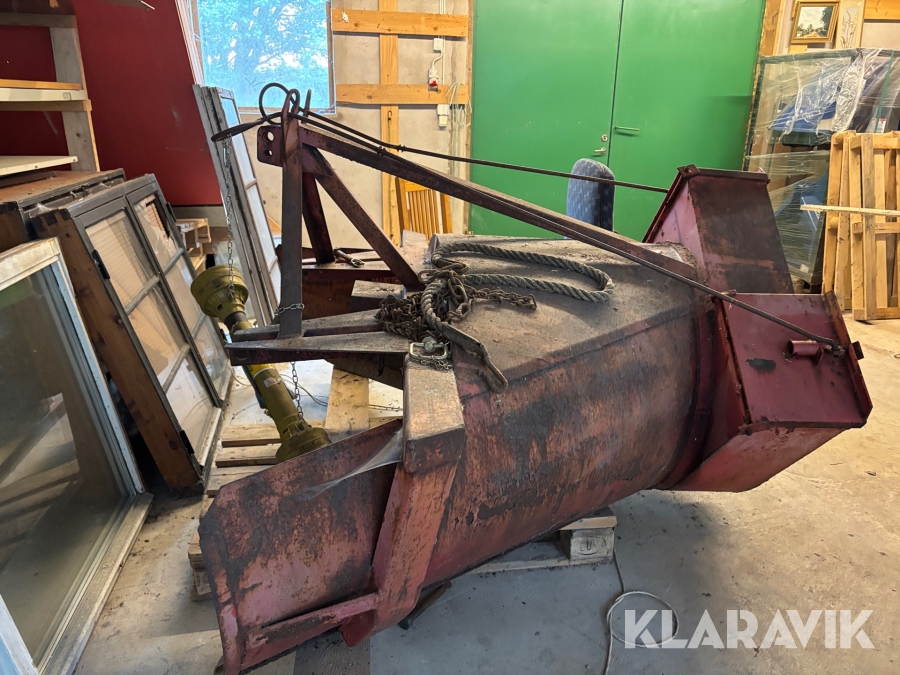 Snöslunga Åkland 3-punkt med kraftaxel