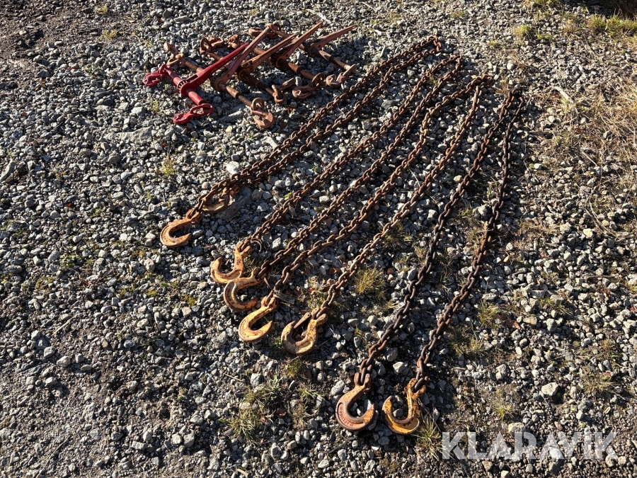 Kättingar 3 meter 4 st