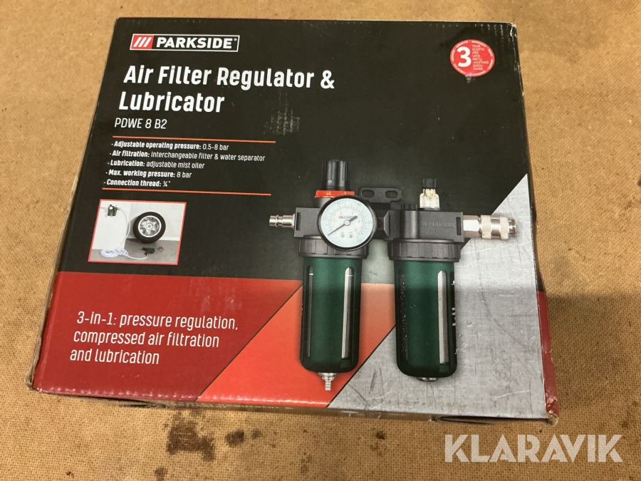 Vattenfilter till tryckluft