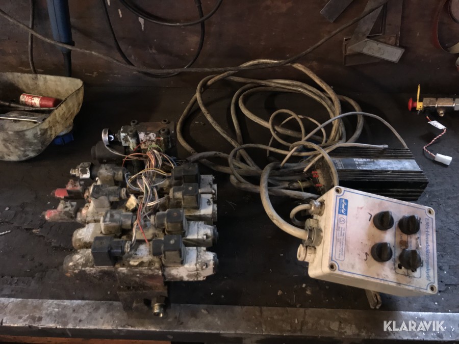 Hydraulblock med 6st ventiler