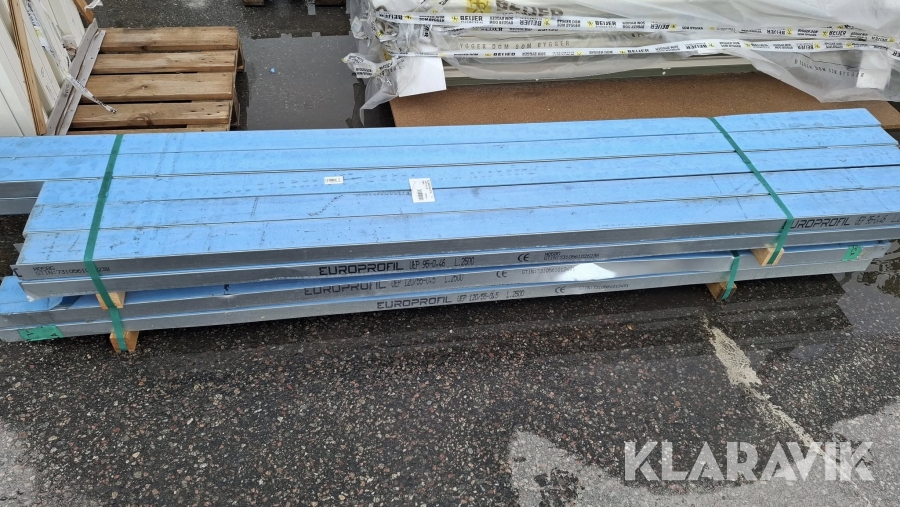 Stålskenor Europrofil UEP