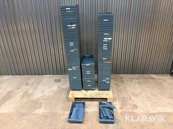 Förvaringslådor i plast 100 st