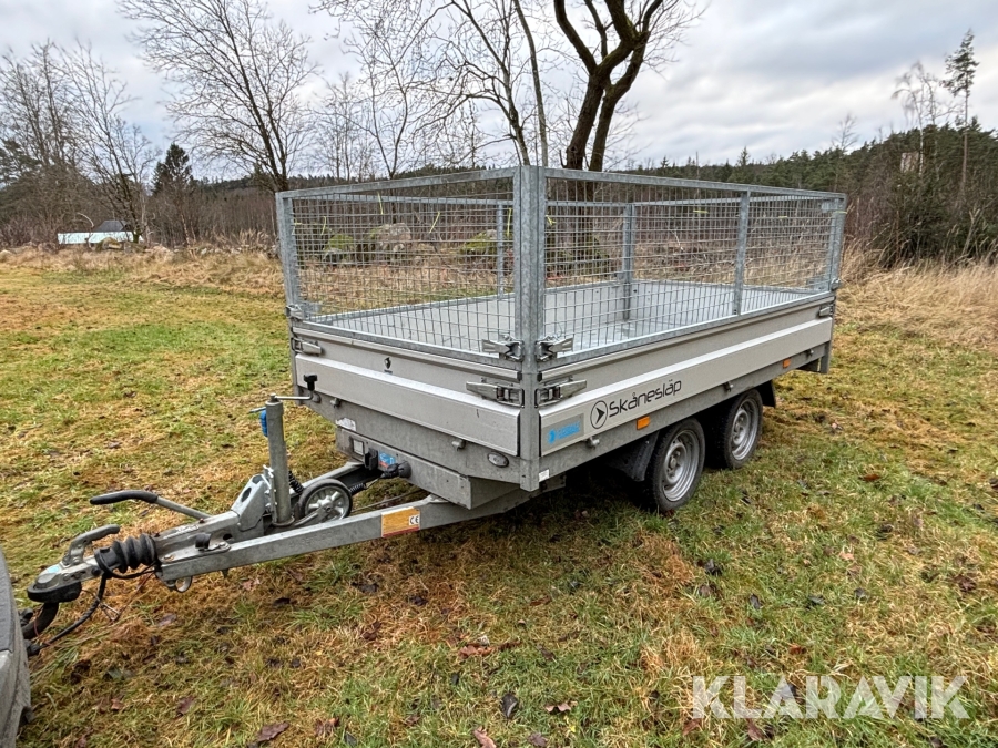 Personbilssläp Hapert Cobalt med tipp