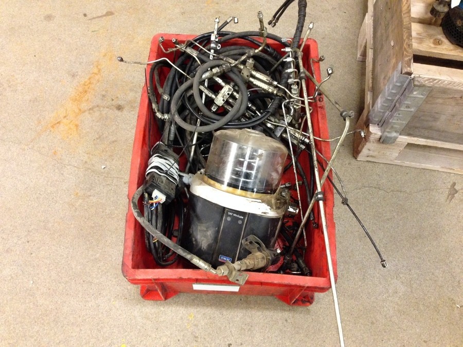 Centralsmörjning till grävmaskin